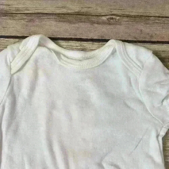 White 3 Month Carter’s Onesies - Picture 3 of 7